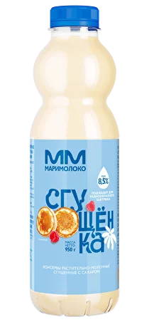 Консервы растительно-молочные сгущенные с сахаром