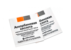 Аскорбиновая кислота - порошок для приема внутрь 1000 мг