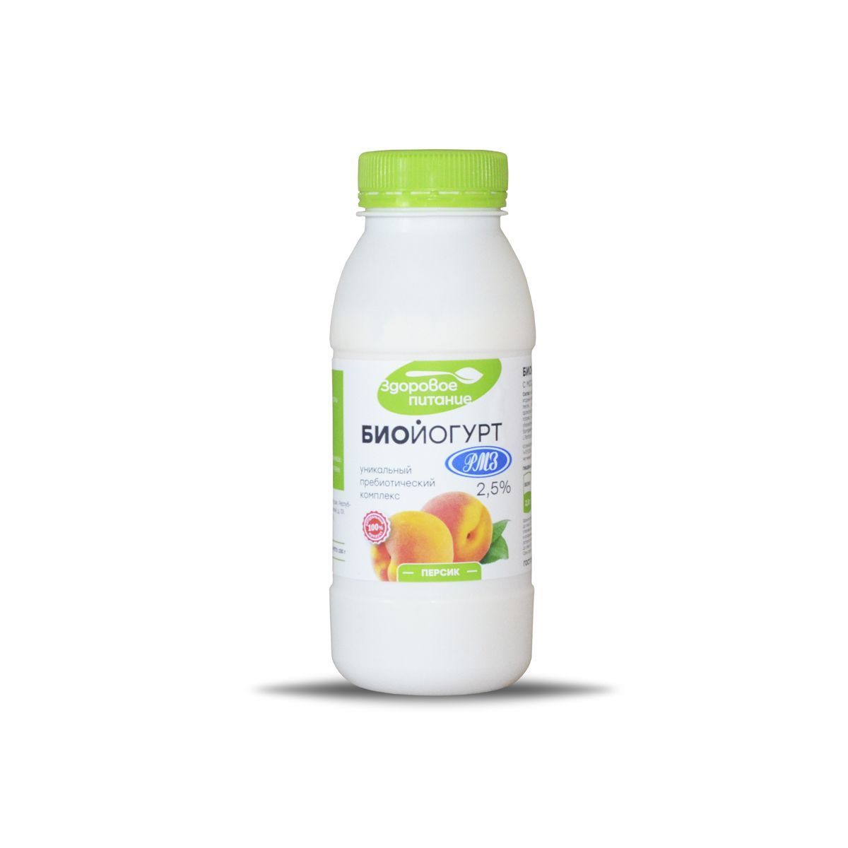 БИОЙОГУРТ “ЗДОРОВОЕ ПИТАНИЕ” СО ВКУСОМ ПЕРСИКА 2,5%