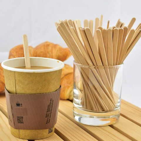 Деревянный размешиватель для HoReCa