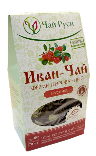 Иван-чай с брусникой