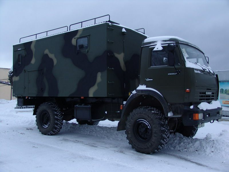 Автомобиль-фургон модели 574205 на шасси КАМАЗ-43502-D5