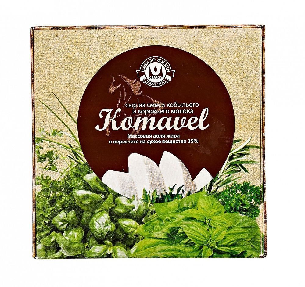 Сыр мягкий "Komavel' в вакуумной упаковке