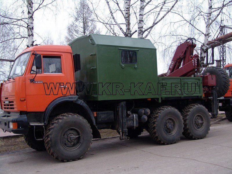 Автомобиль специальный с краном-манипулятором (КМУ) модели 574223 на шасси 